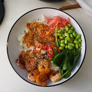 Camarones al mojo