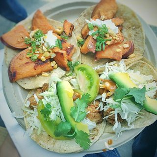 Seafood tacos